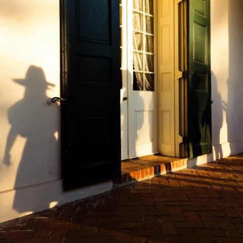 a view of the side of a building