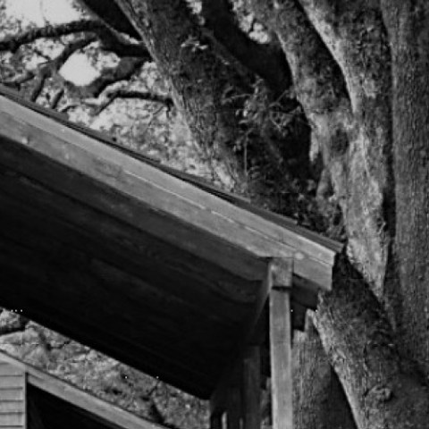 a close up of a brick building